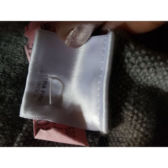 CROSBY& HOWARD SWEATER SIZE MEN'S XL 100% MERINOWOOL GRAY - Picture 9 of 9